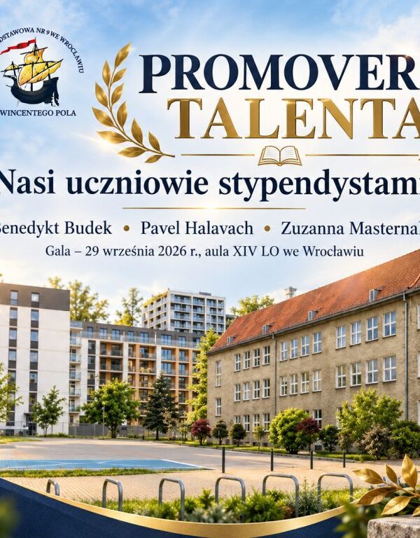 Nasi uczniowie stypendystami PROMOVERE TALENTA